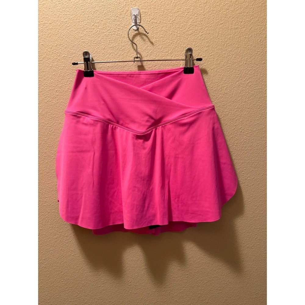 Halara SoftlyZero Airy Hot Pink High Waisted Activewear Skort Womens Size S NWT